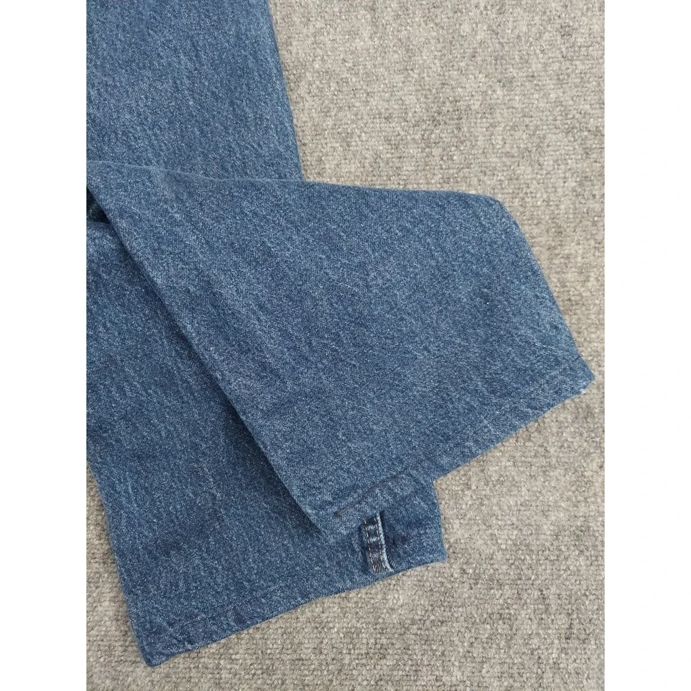 Wrangler Jeans‎ Mens 32x30 Blue Dark Wash Western Cotton Work Denim READ